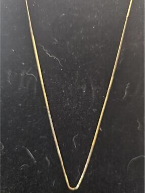 16" 14kt Italy Gold Chain Necklace Vintage Italian Gold Rope Twist